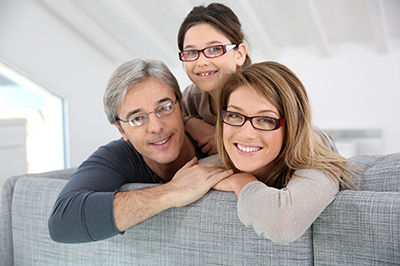 Family with Perfect Eye Health Care