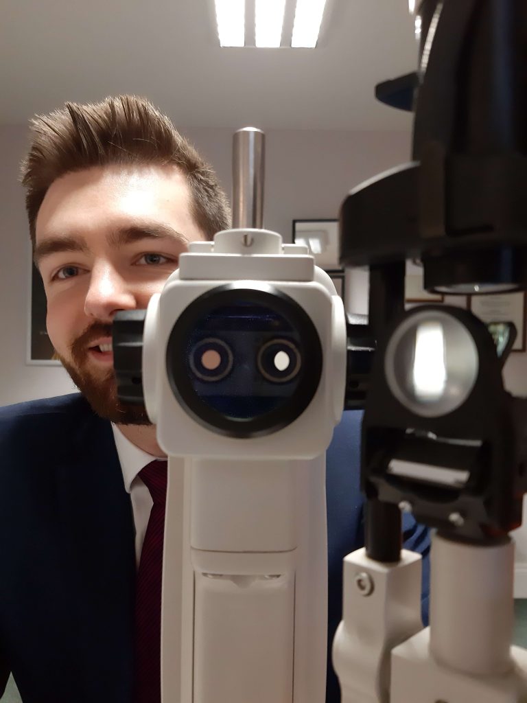 Connor with equipment Connor with equipment